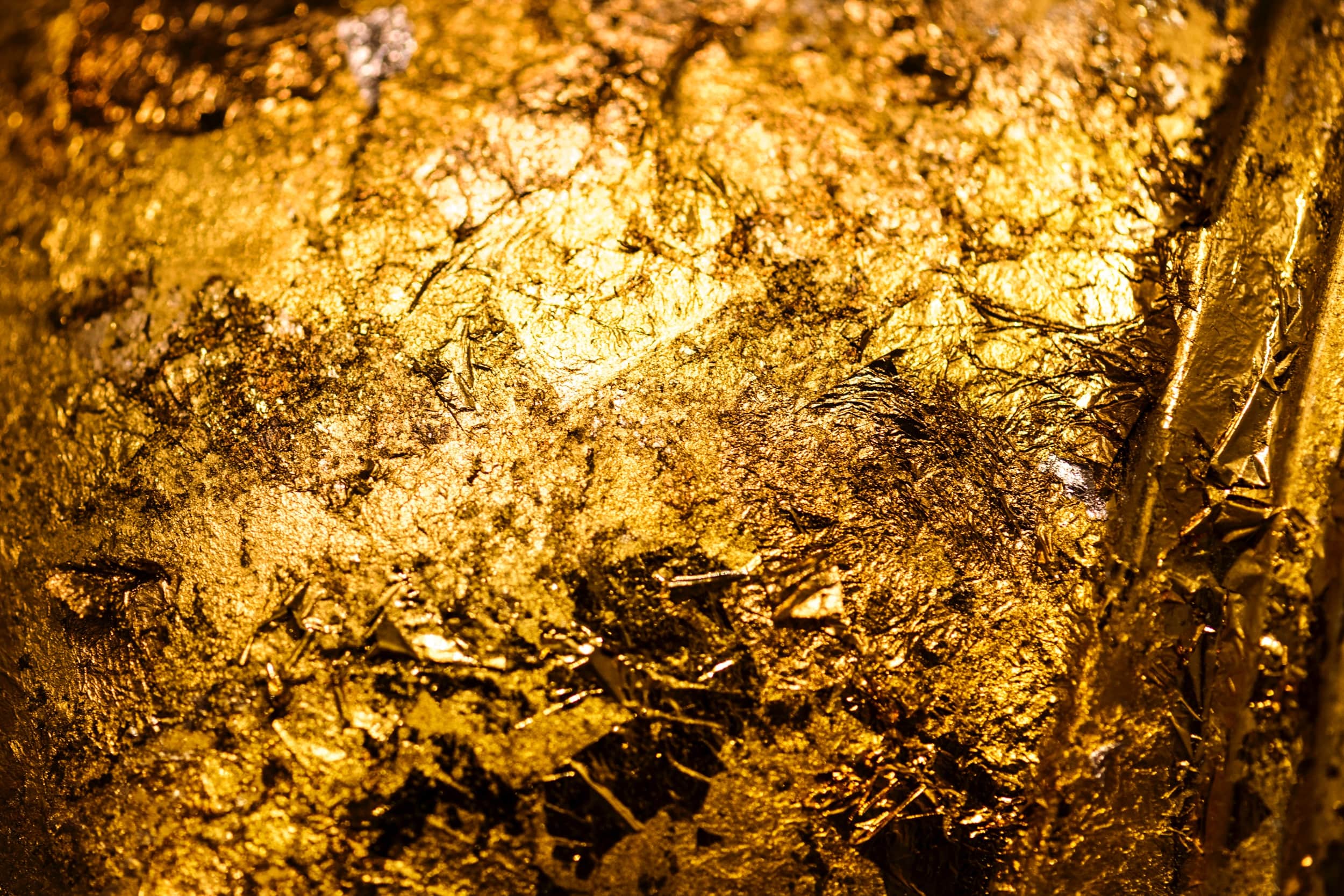 textures of gold